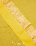 Lemon Green Pure Katan Silk Saree