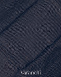 Navy Blue Pure Katan Silk Saree
