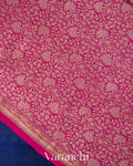 Royal Blue Pure Katan Silk Handloom Saree 