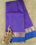 Royal Blue Pure Katan Silk Saree
