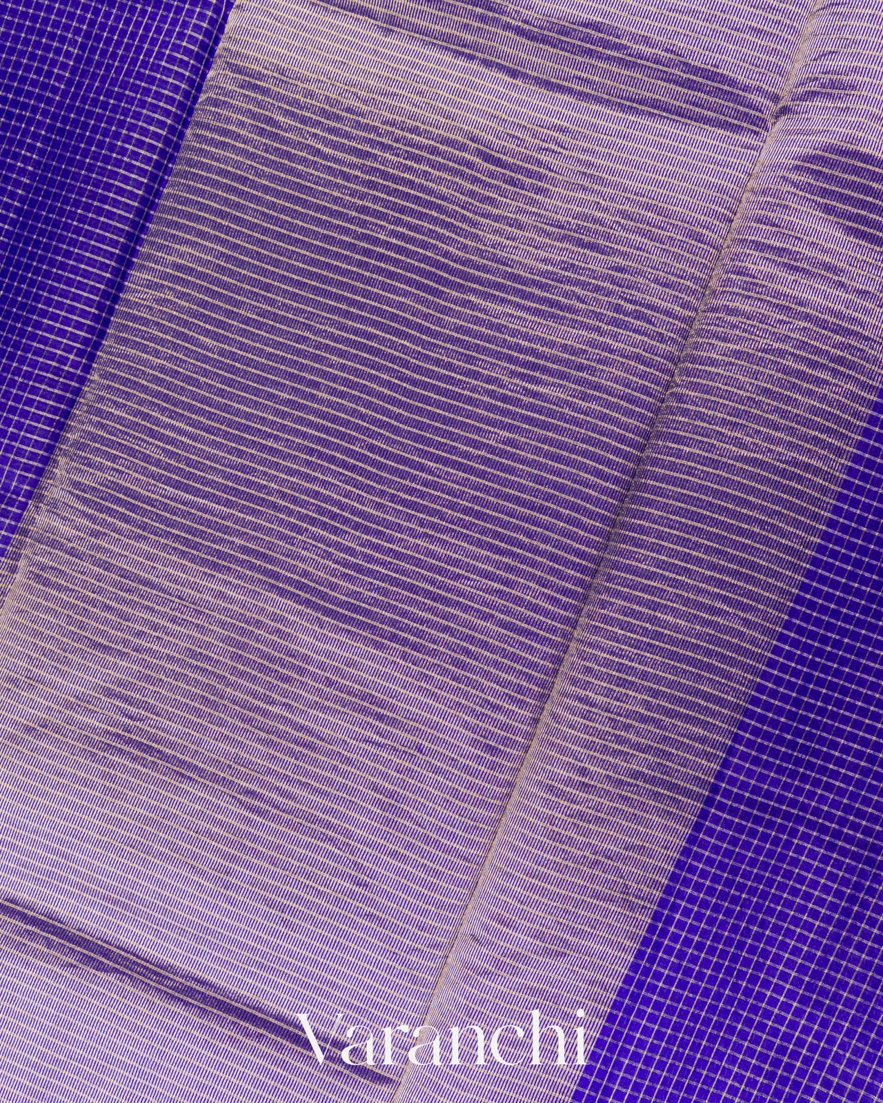 Royal Blue Pure Katan Silk Saree