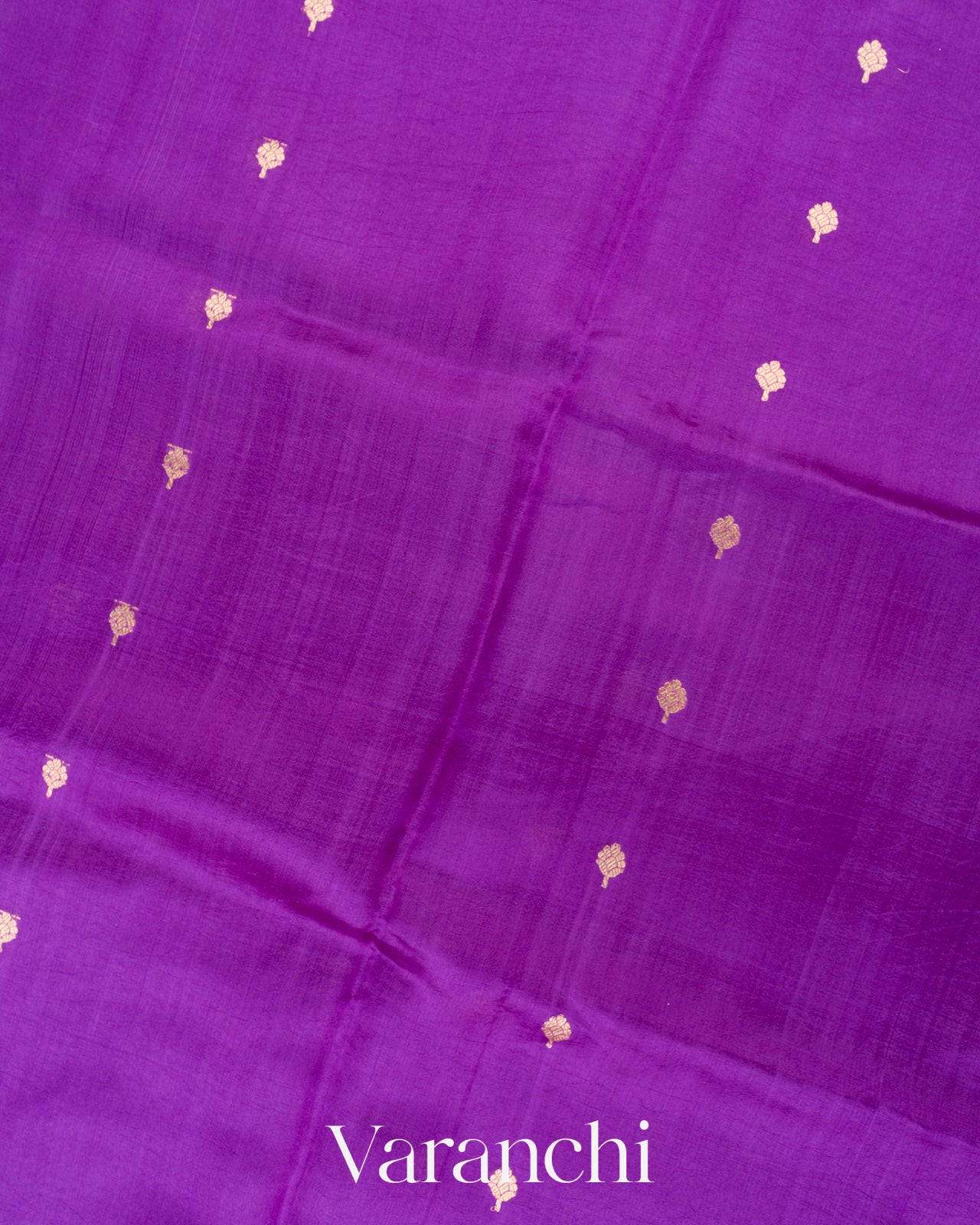 Purple Pure Katan Silk Handloom Saree 