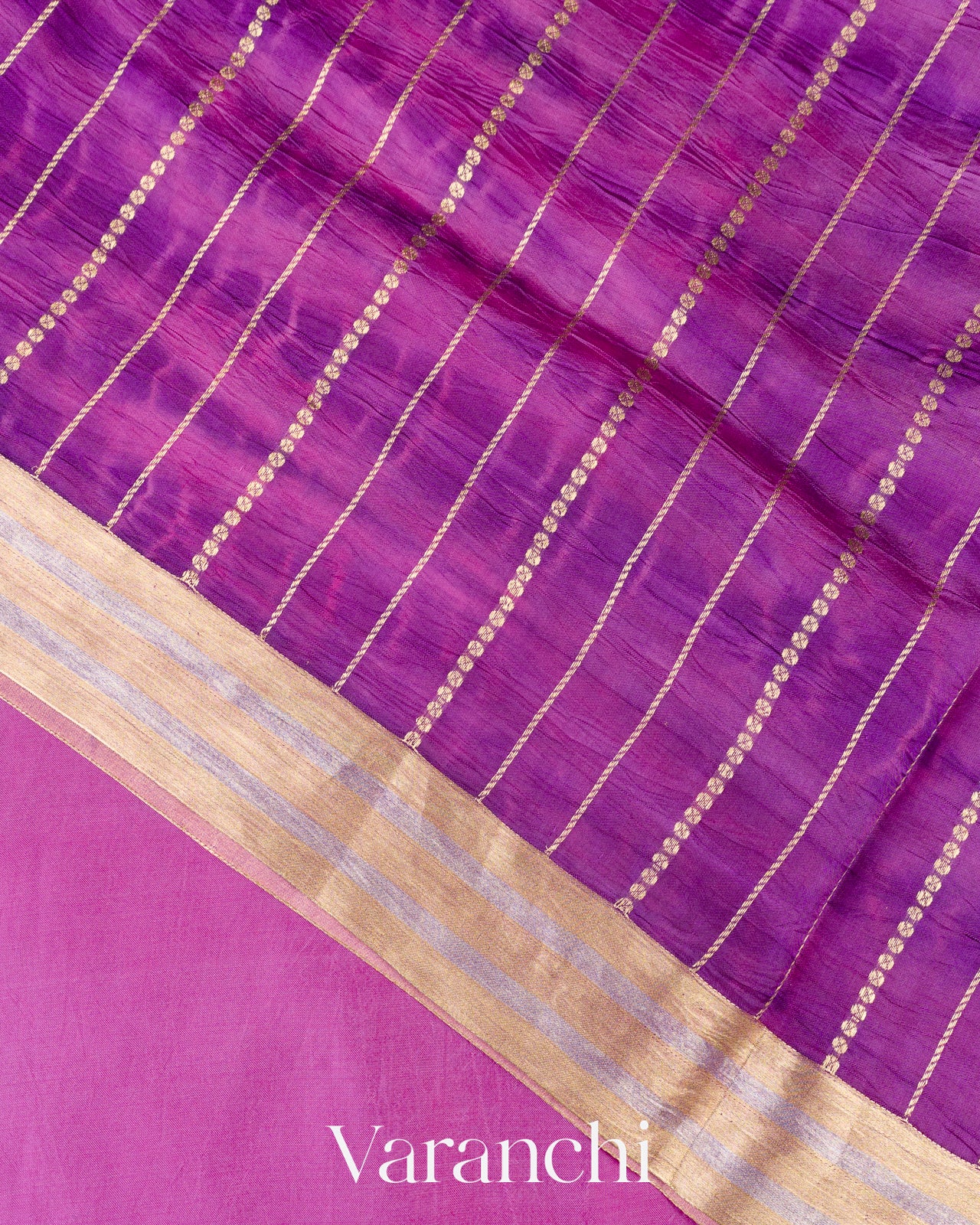 Orchid Pure Katan Silk Handloom Saree 