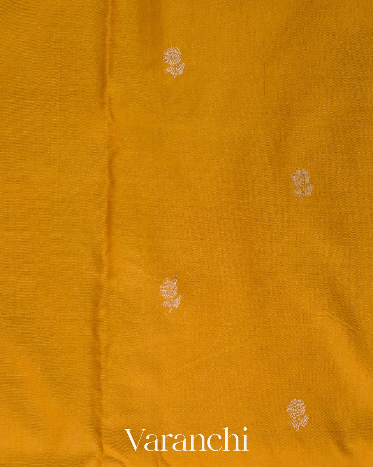 Mustard Yellow Pure Katan Silk Handloom Saree