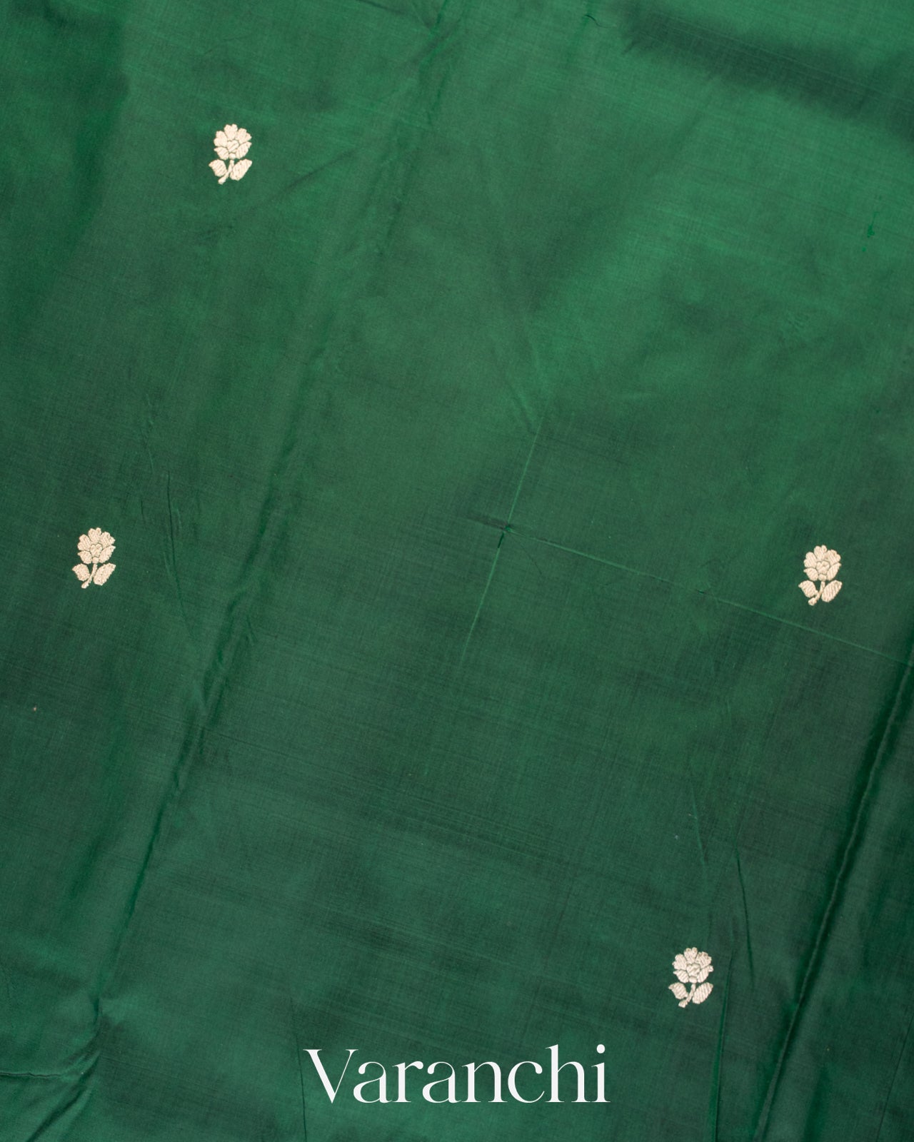 Emerald Teal Pure Katan Silk Handloom Saree