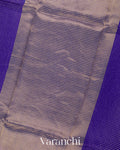 Royal Blue Pure Katan Silk Saree