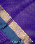 Royal Blue Pure Katan Silk Saree