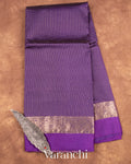 Deep Purple Pure Katan Silk Saree