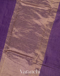 Deep Purple Pure Katan Silk Saree