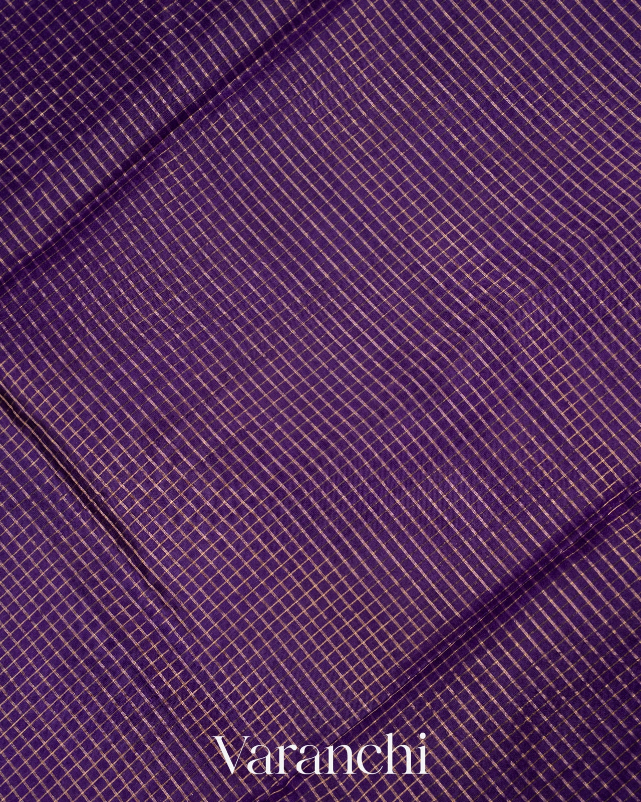 Deep Purple Pure Katan Silk Saree