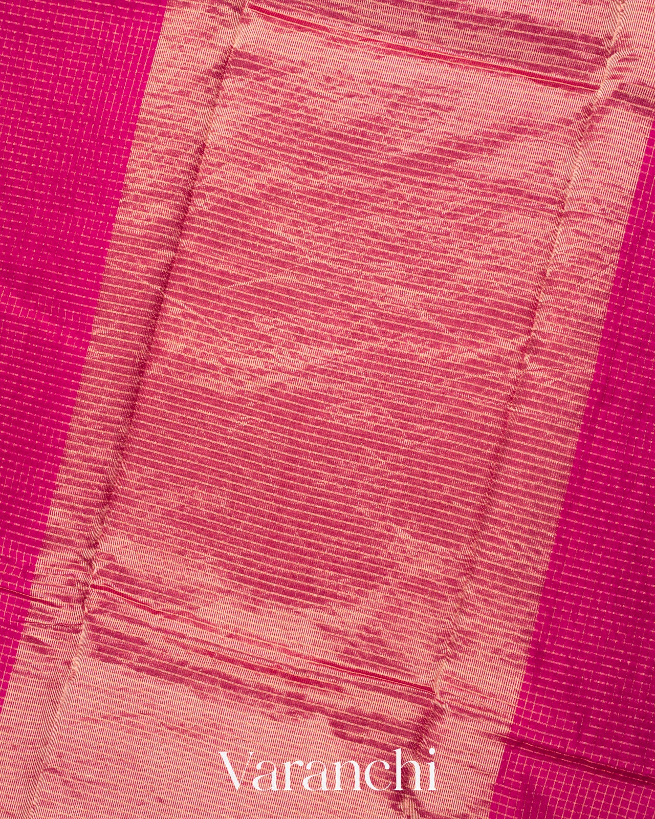 Rani Pink Pure Katan Silk Saree