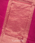 Rani Pink Pure Katan Silk Saree