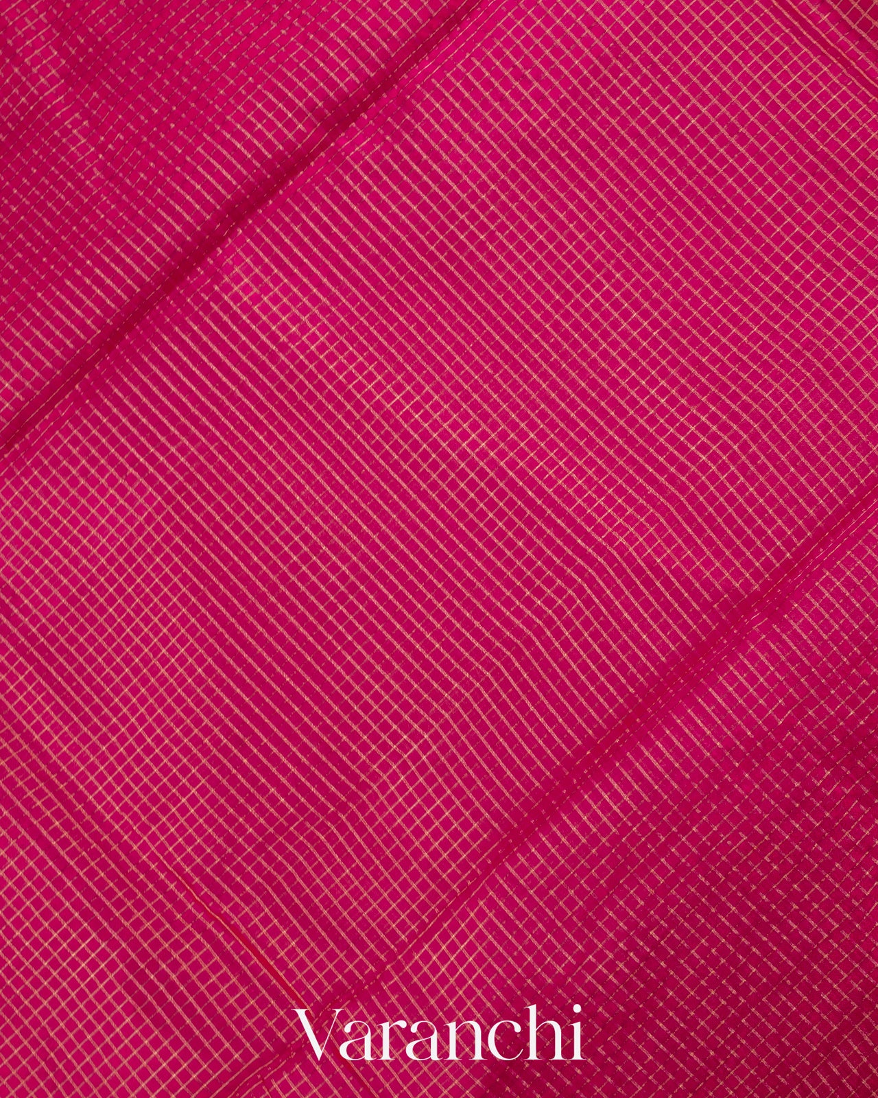 Rani Pink Pure Katan Silk Saree