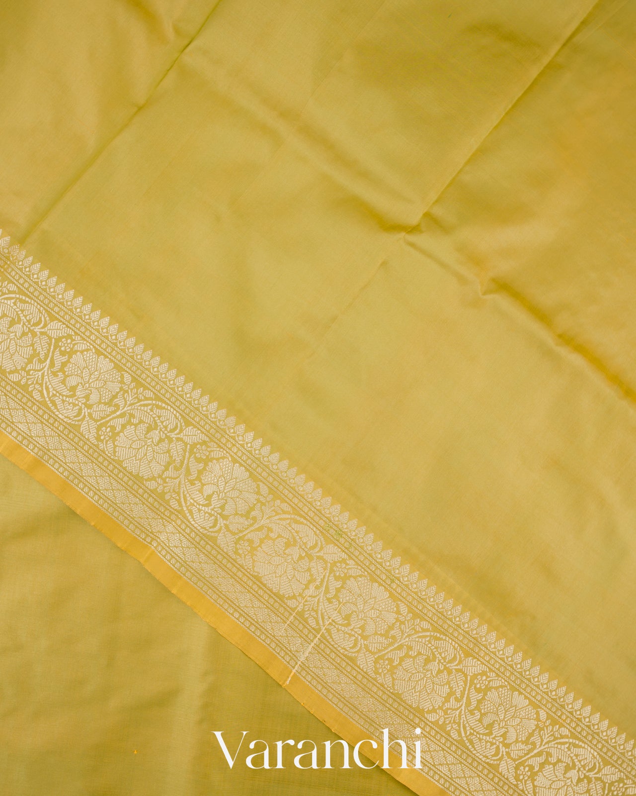 Light Elaichi Green Pure Katan Silk with Resham Weaving Handloom Saree