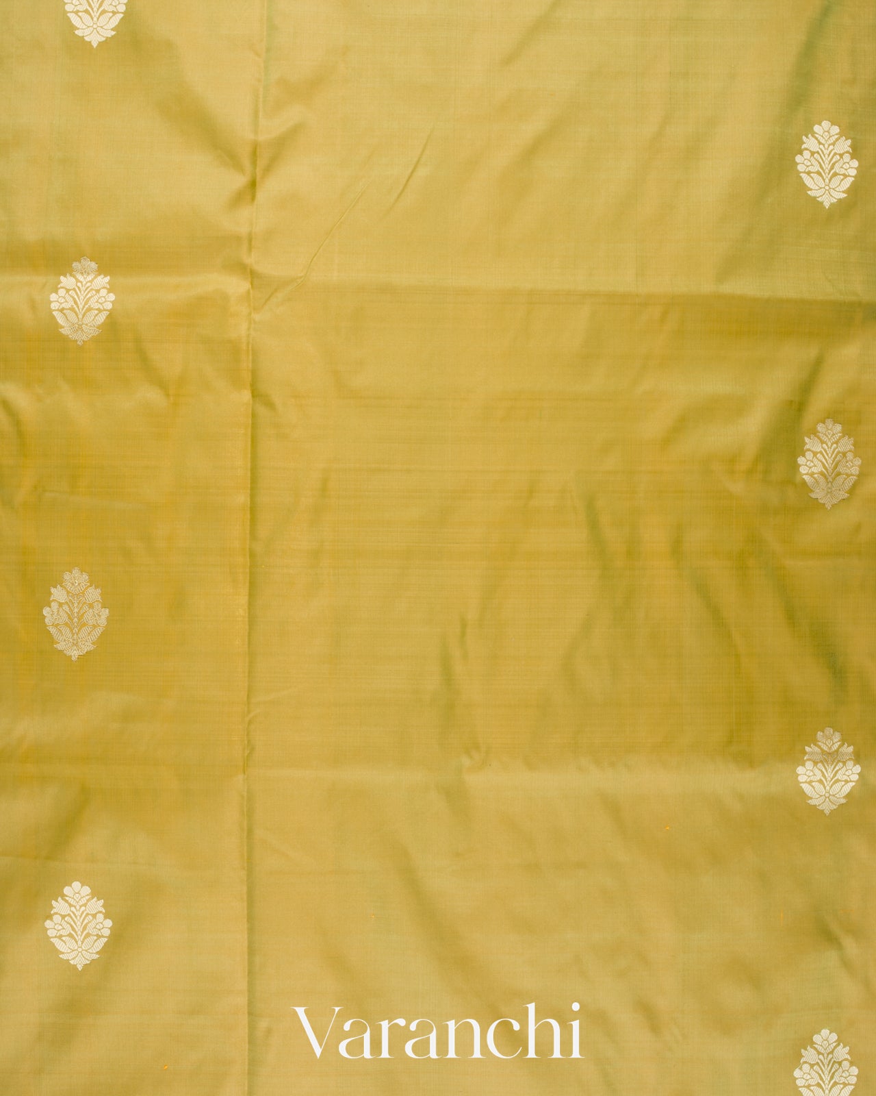 Light Elaichi Green Pure Katan Silk with Resham Weaving Handloom Saree