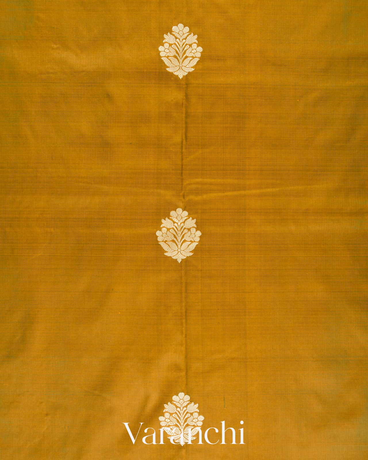 Mehandi Brown Pure Katan Silk with Resham Weaving Handloom Saree