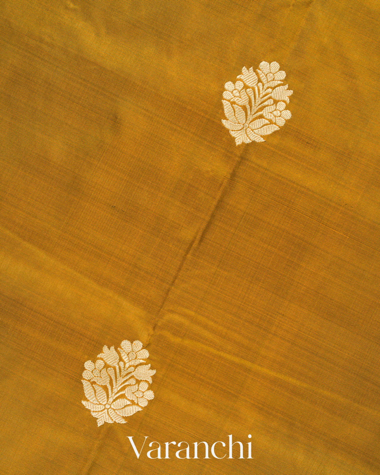 Mehandi Brown Pure Katan Silk with Resham Weaving Handloom Saree