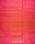 Pink Dual Tone Pure Katan Silk with Resham Weaving Handloom Saree