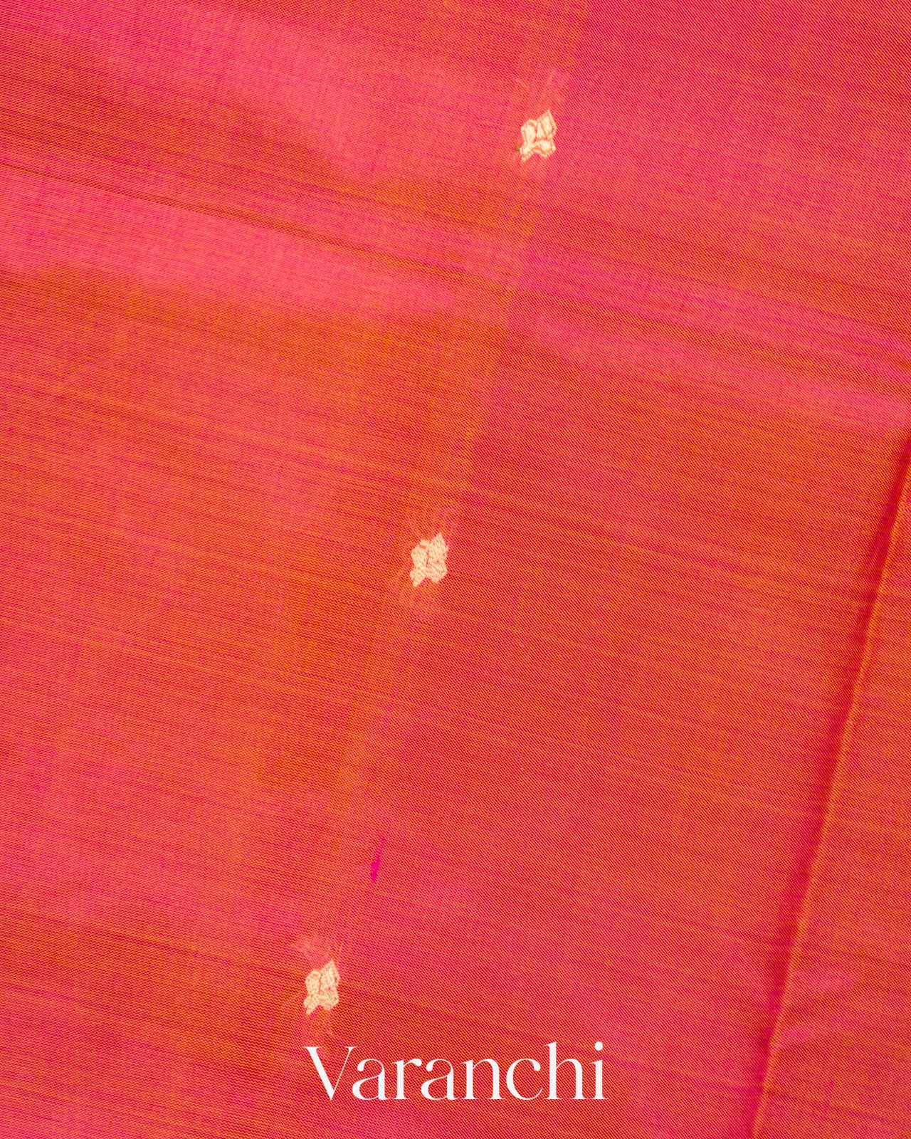 Pink Dual Tone Pure Katan Silk with Resham Weaving Handloom Saree