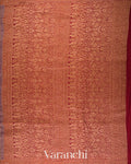 Purple Pure Khaddi Georgette Silk Saree