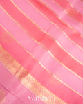 Baby Pink Pure Kora Silk Handloom Saree