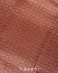 Maroon Heavy Brocade Pure Kora Silk Handloom Saree