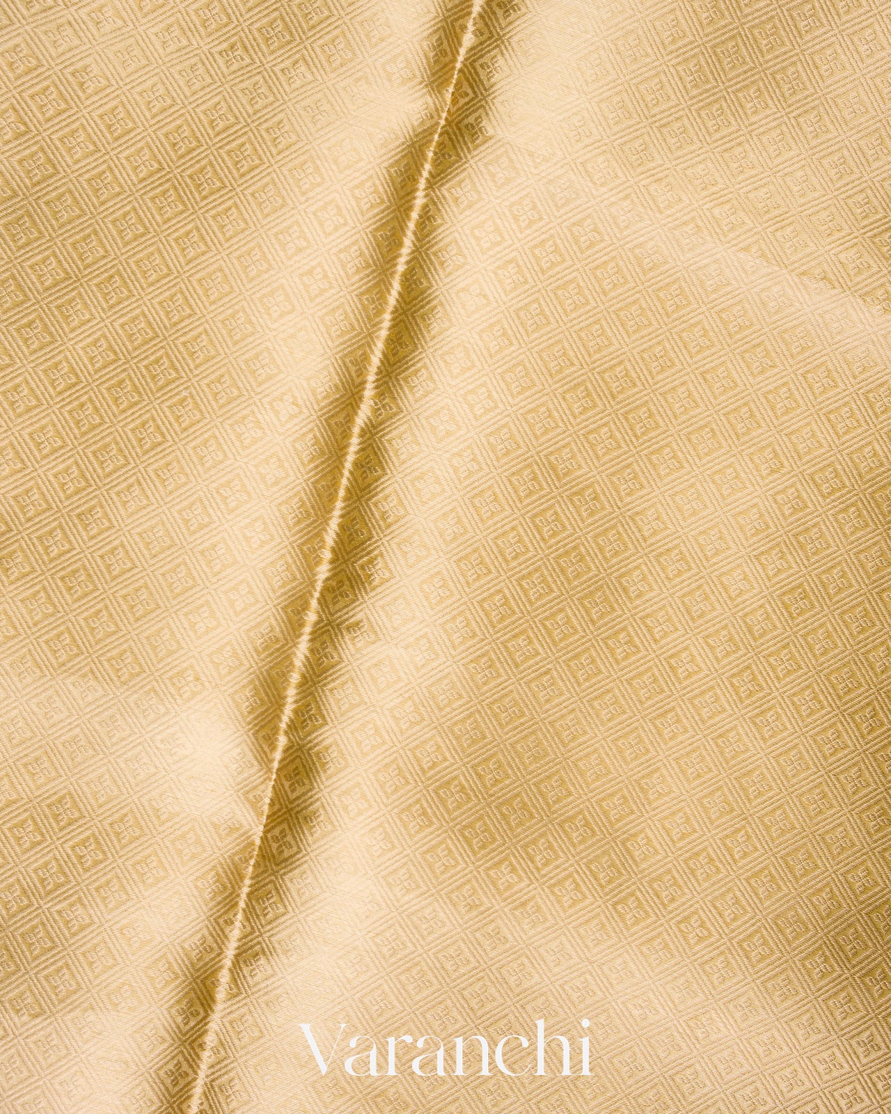 Yellow Brocade Pure Tissue Kora Silk Saree