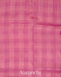 Light Pink Pure Kora Silk Handloom Saree