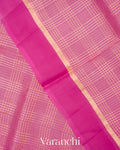Light Pink Pure Kora Silk Handloom Saree