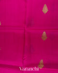 Maharani Pink Pure Kora Silk Handloom Saree