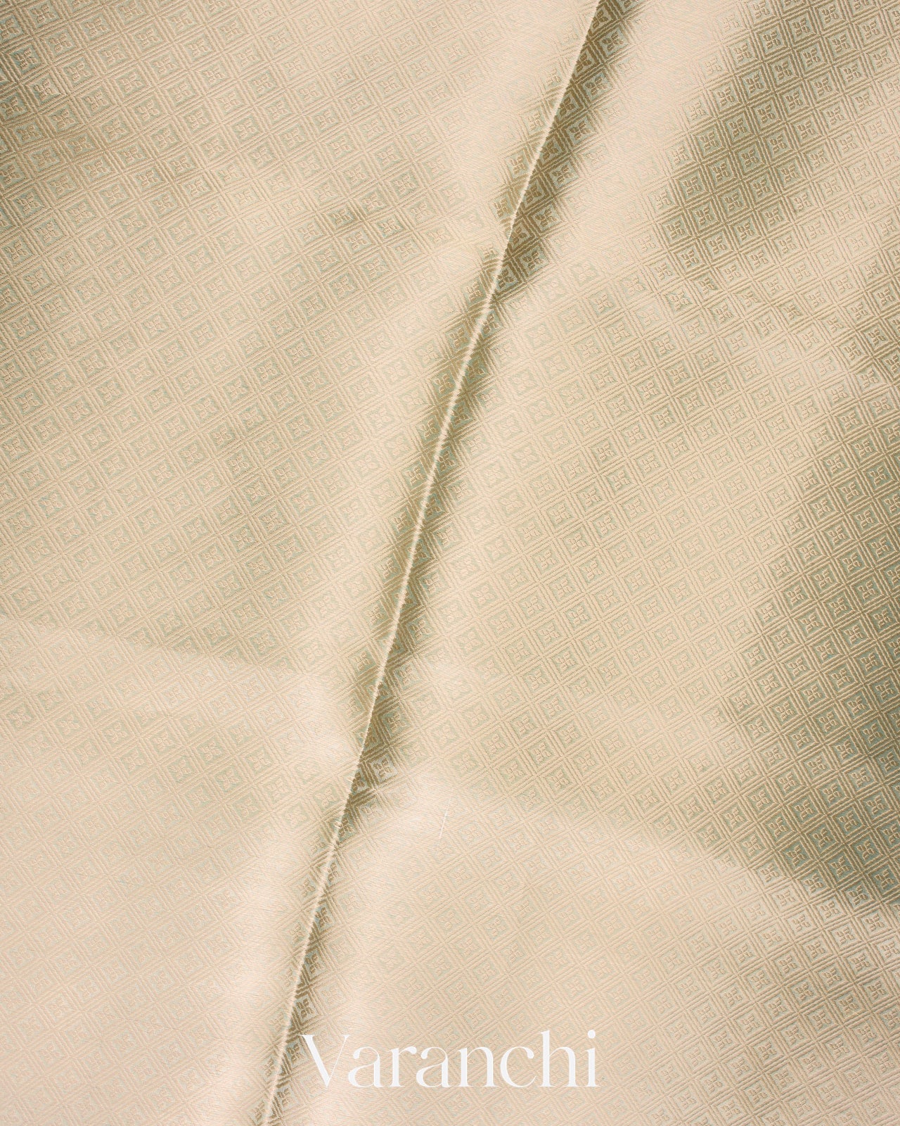 Sky Blue Brocade Pure Tissue Kora Silk Saree