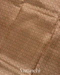 Mehandi Green Heavy Brocade Pure Kora Silk Handloom Saree