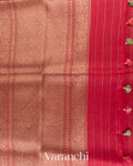 Fresh Leaf Pure Kora Silk Handloom Saree