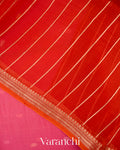 Light Pink Pure Kora Silk Handloom Saree