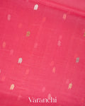Light Pink Pure Kora Silk Handloom Saree