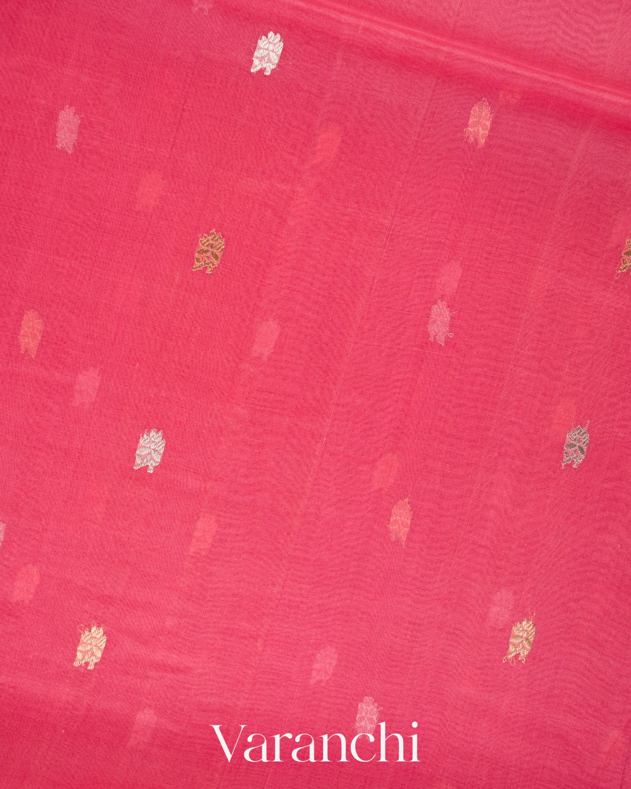 Light Pink Pure Kora Silk Handloom Saree