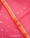 Light Pink Pure Kora Silk Handloom Saree