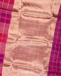 Shades Of Pink Rangkaat Pure Kora Silk Handloom Saree 