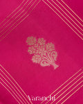 Dark Pink Pure Mango Silk Saree