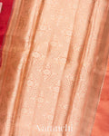 Deep Red Pure Mango Silk Saree