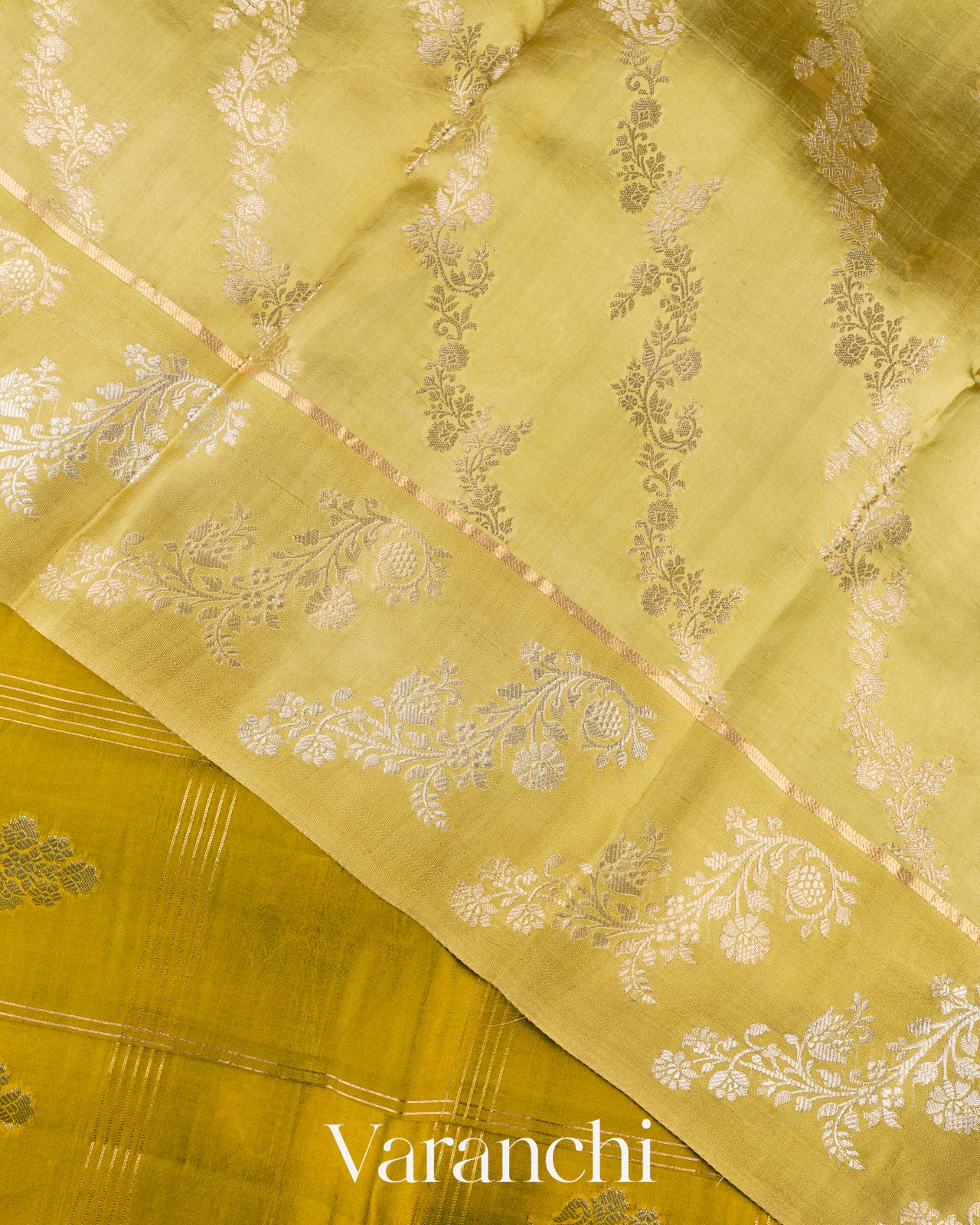 Mehandi Green Pure Mango Silk Saree