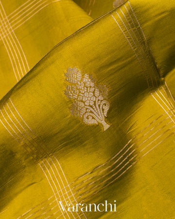 Mehandi Green Pure Mango Silk Saree