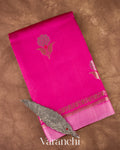 Rani Pink Pure Mango Silk Saree