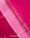 Rani Pink Pure Mango Silk Saree