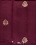 Deep Wine Pure Mango Silk Saree