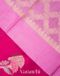 Rani Pink Pure Mango Silk Saree