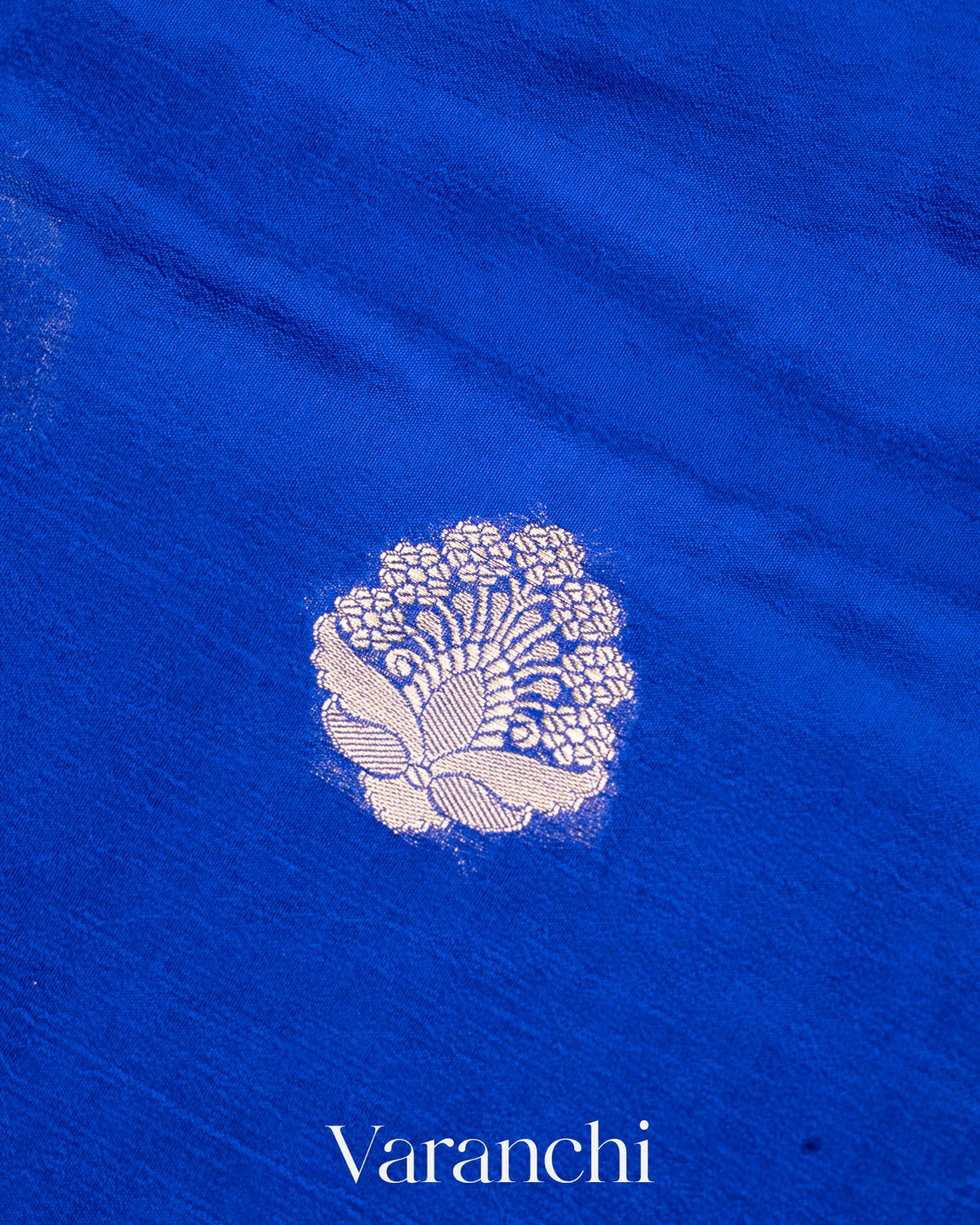 Royal Blue Pure Mango Silk Saree
