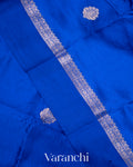 Royal Blue Pure Mango Silk Saree