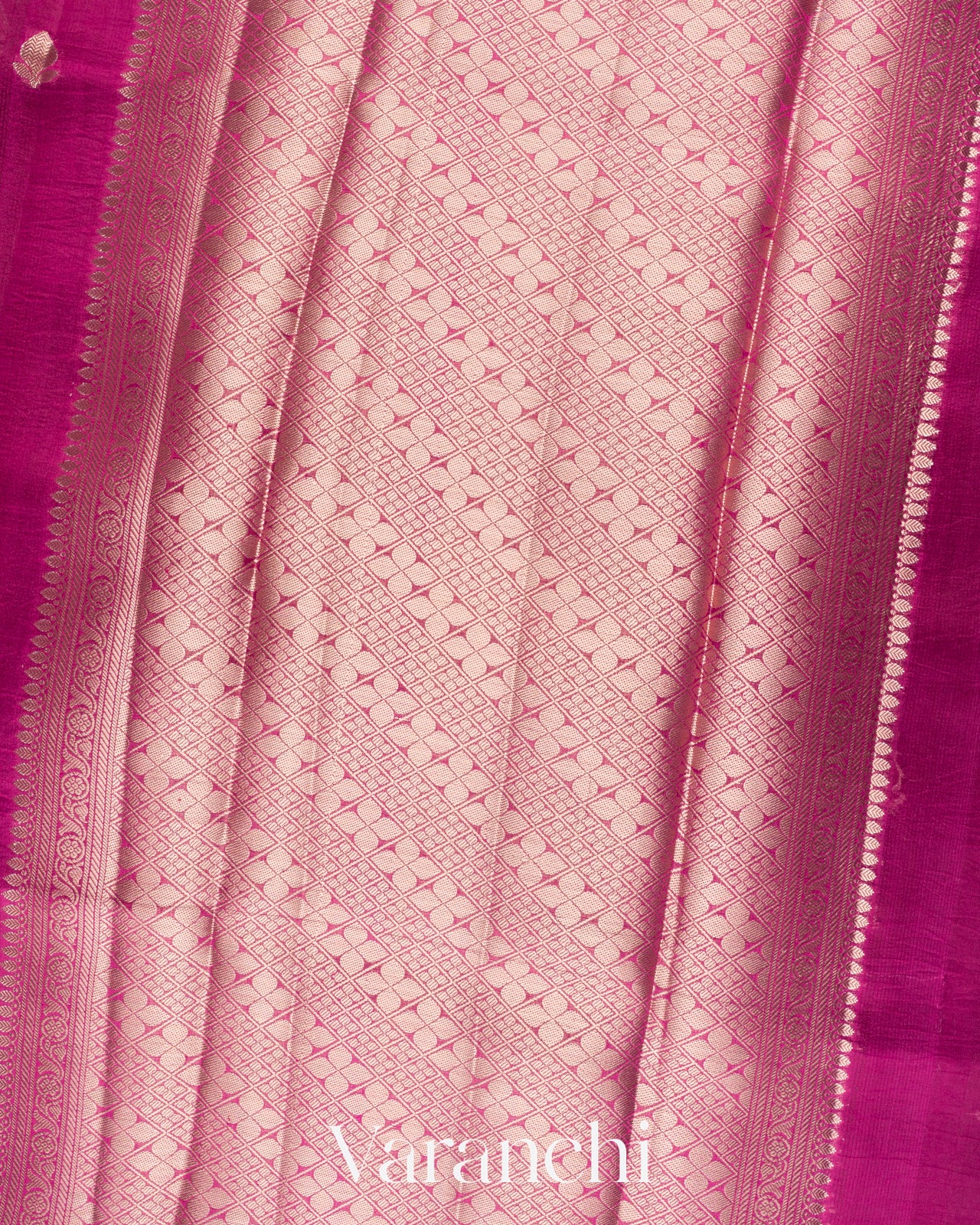 Wine Purple Floral Printed Pure Mango Silk Saree