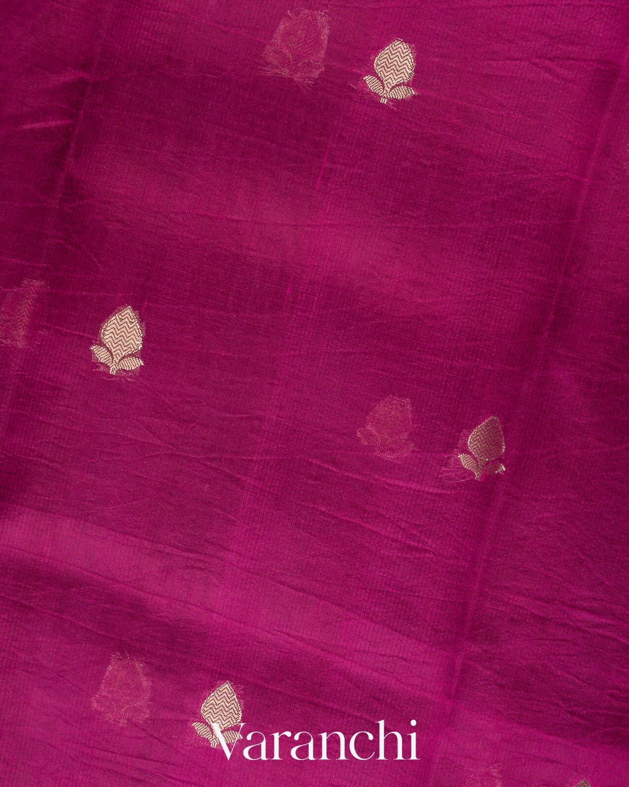 Wine Purple Floral Printed Pure Mango Silk Saree